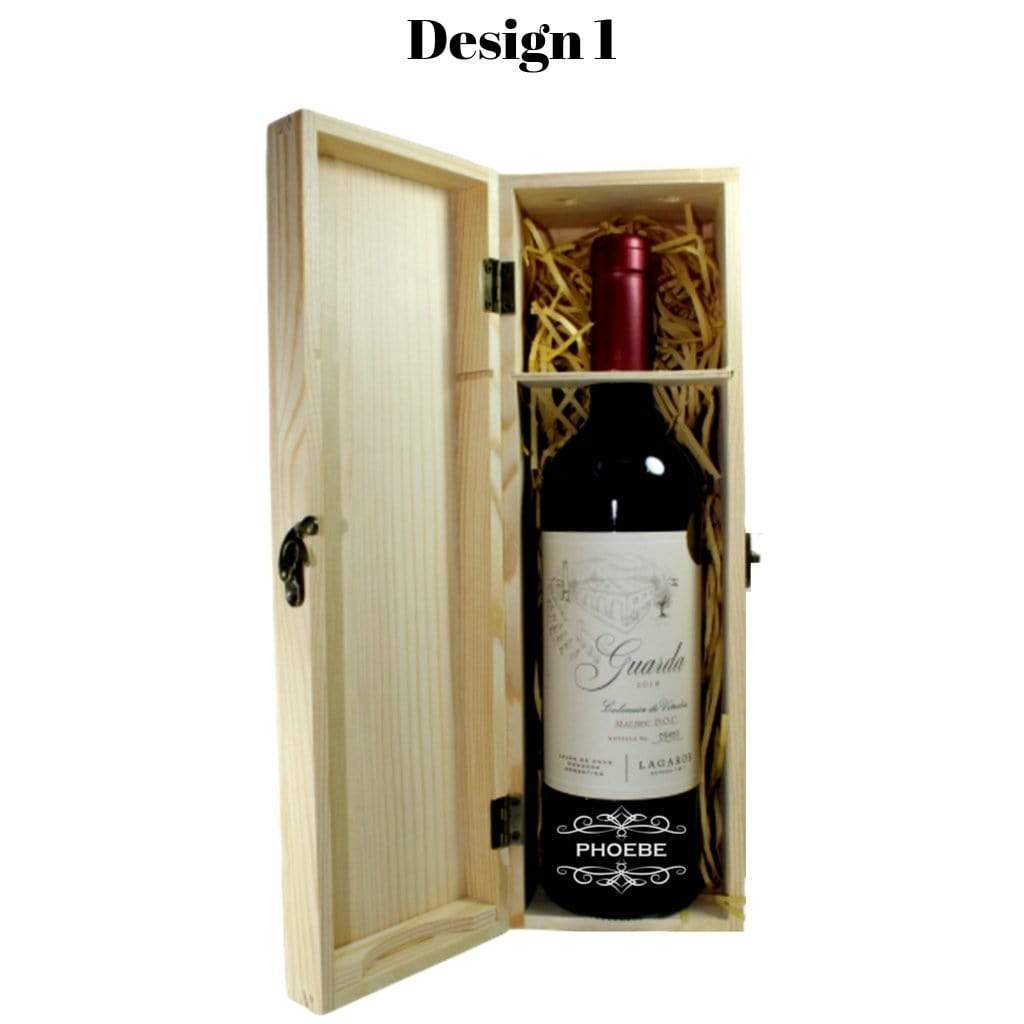 Personalised Lagarde Guarda Malbec DOC 2015 Gift Boxed.