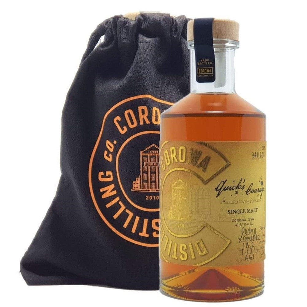 Personalised Corowa Quicks Courage Single Malt 46% 500ml