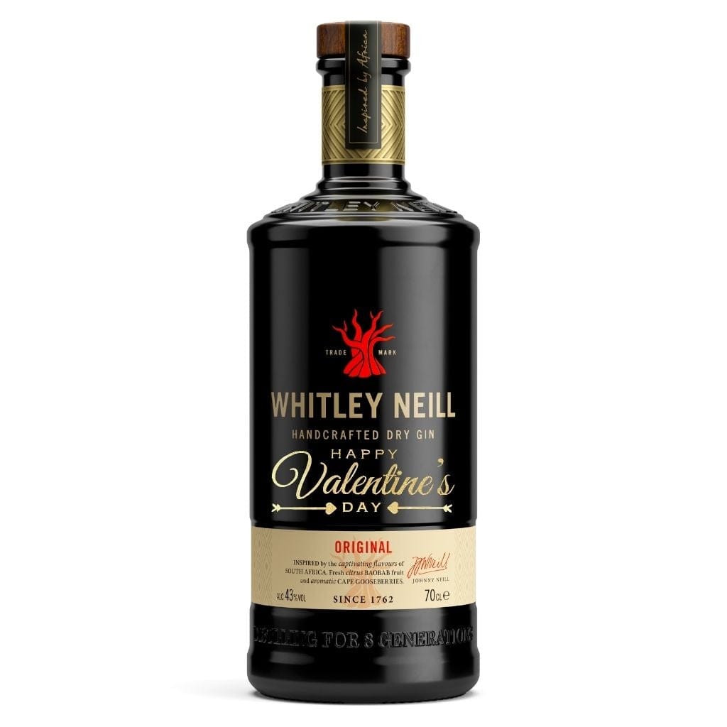Valentine's Day Whitley Neill Handcrafted Gin 43% 700ml