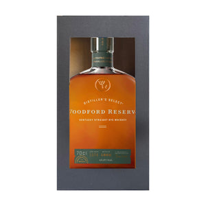 Personalised Woodford Reserve Rye and Crystal WhiskyGlass Set Gift Box 700ml 40% ABV