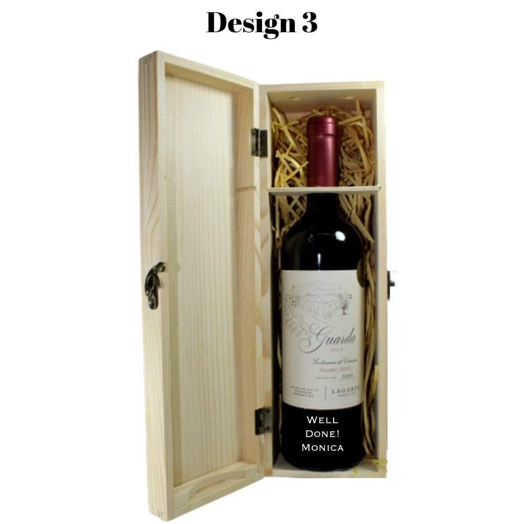 Personalised Lagarde Guarda Malbec DOC 2015 Gift Boxed.