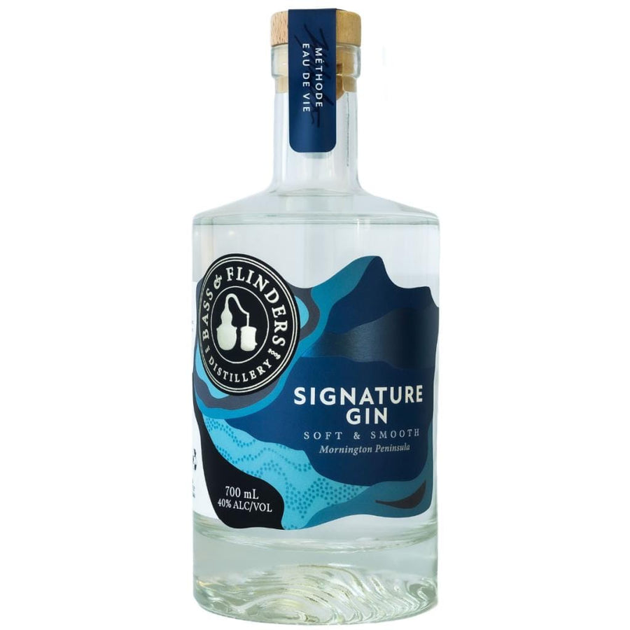 BASS AND FLINDERS SOFT & SMOOTH GIN 40% 700ML