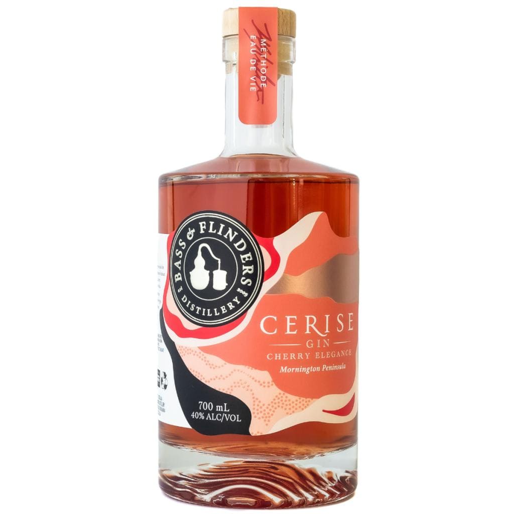 BASS AND FLINDERS CERISE GIN 40% 700ML