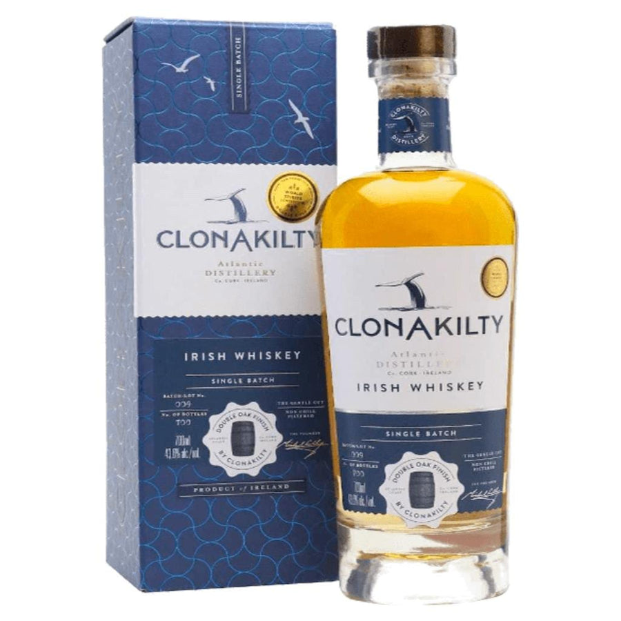 Personalised Clonakilty Double Oak Finish Irish Whiskey 43.6% 700ml