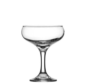 Crown Glassware Crysta III Champagne Saucer Cocktail & Martini Specialty Glasses 295ml - 12 Pack