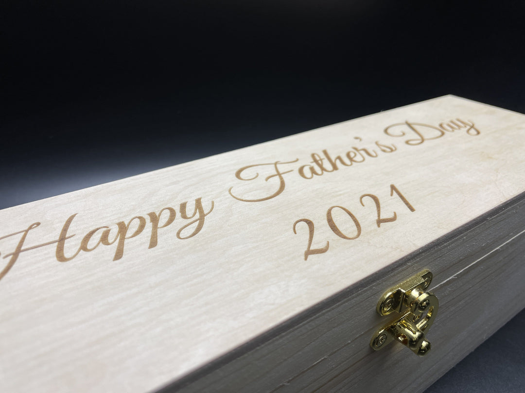 Father's Day Limited Edition Personalised Wine Box