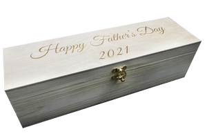 Father's Day Limited Edition Personalised Wine Box