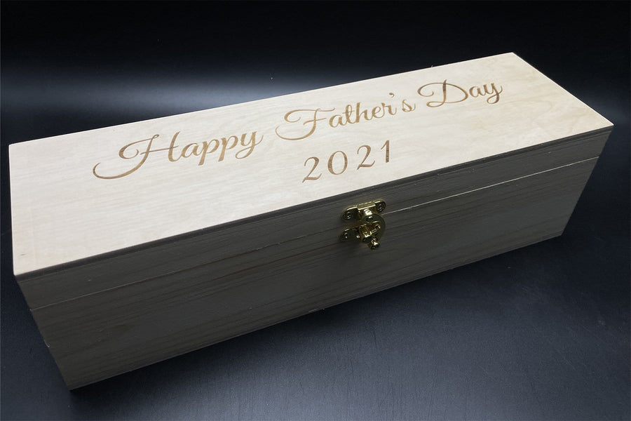 Father's Day Limited Edition Personalised Wine Box