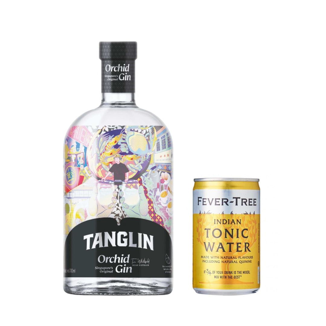 Tanglin Orchid Gin 700 ml Includes Free ONE Fever Tree Tonic 150ml