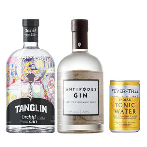Tanglin Orchid Gin +Antipodes Organic Gin 700 ml + ONE Fever Tree Tonic 150ml