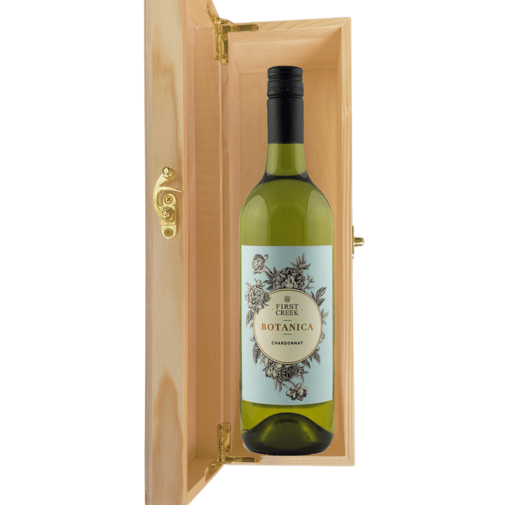 Personalised First Creek Botanica Chardonnay  13.2% 750ml Gift Boxed