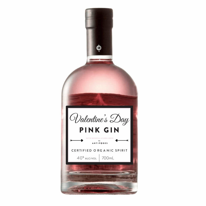 Valentine's Day Edition Antipodes Organic PINK Gin 40% 700ml