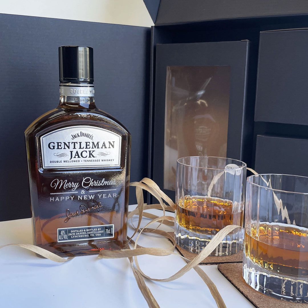 Christmas Edition Gentleman Jack and Glass Set Gift Box 700ml 40% ABV