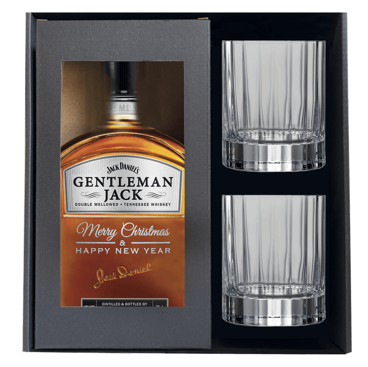 Christmas Edition Gentleman Jack and Glass Set Gift Box 700ml 40% ABV