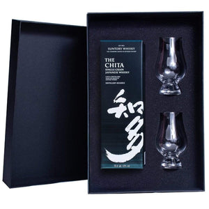 The Chita Suntory Japanese Whisky with Gift Box and 2 Glencairn glasses