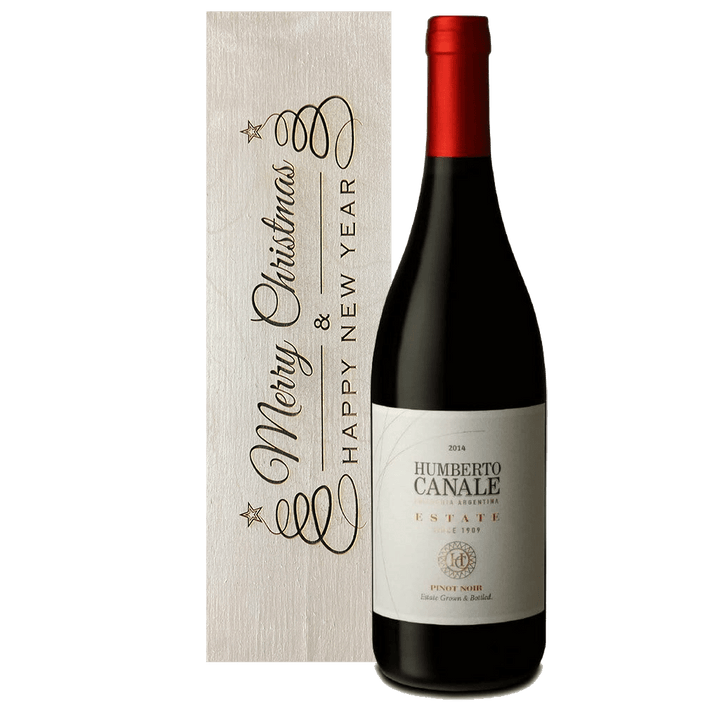 Christmas Edition Wine Box + Humberto Canale Estate Pinot Noir 750ml