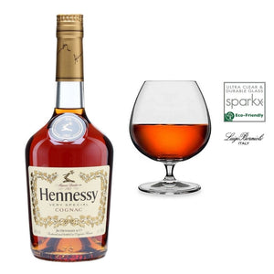 Hennessy VS Cognac 40% 700ml Plus 1x Luigi Bormioli Napoleon Cognac Glass