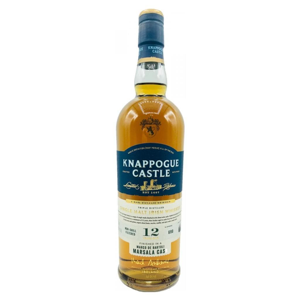 KNAPPOGUE CASTLE 12 YEAR OLD MARSALA CASK SINGLE MALT WHISKEY 46% 700ML