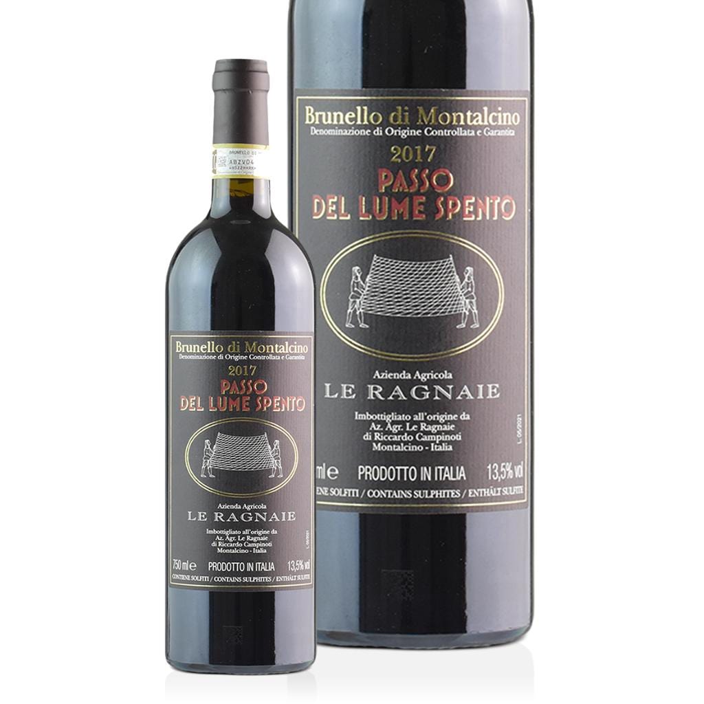 Le Ragnaie Brunello di Montalcino Passo del Lume Spento IGT 2017 14% 750ml