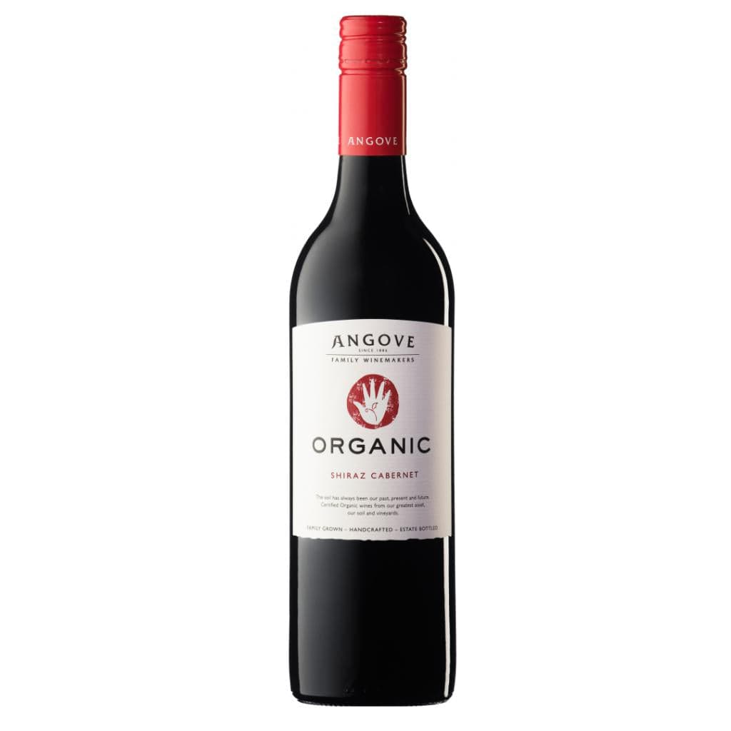 ANGOVE ORGANIC SHIRAZ CABERNET 6PACK 14.5% 750ML