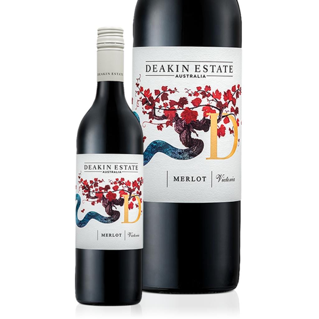 Personalised Deakin Estate Merlot 2022 13.5% 750ML