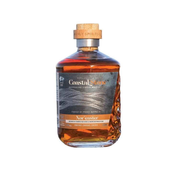 Manly Spirits Coastal Stone Nor'easter Single Malt Whisky 46% 500ML