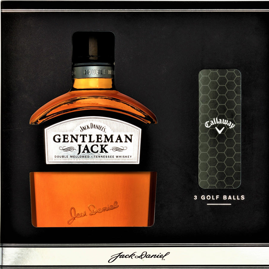 Gentleman Jack Golf Ball Gift Pack 700 ML