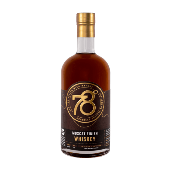 PERSONALISED 78 DEGREES MUSCAT FINISH AUSTRALIAN WHISKY 44% 700ML