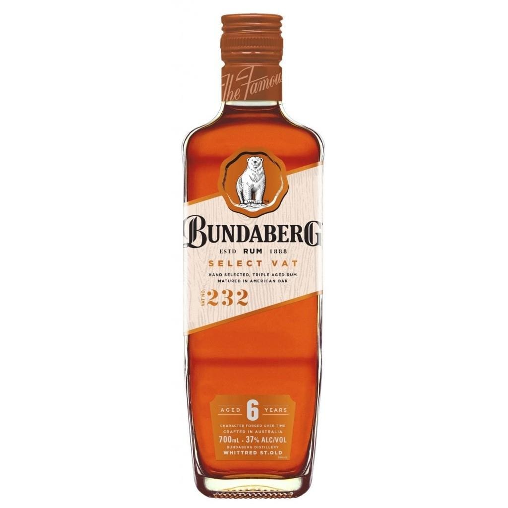 PERSONALISED BUNDABERG RUM SELECT VAT 700ML