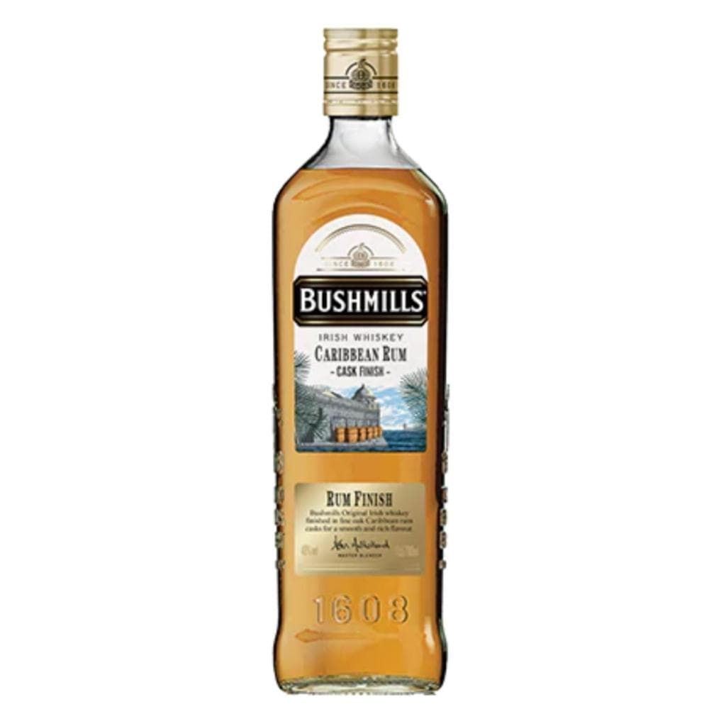 BUSHMILLS CARIBBEAN RUM CASK FINISH IRISH WHISKEY 700ML