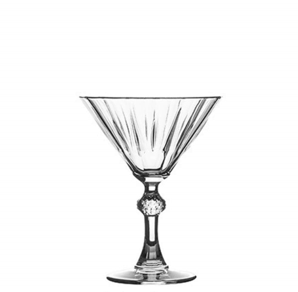 Pasabahce Diamond Martini Cocktail & Martini Specialty Glasses 240 ml - 12 Pack