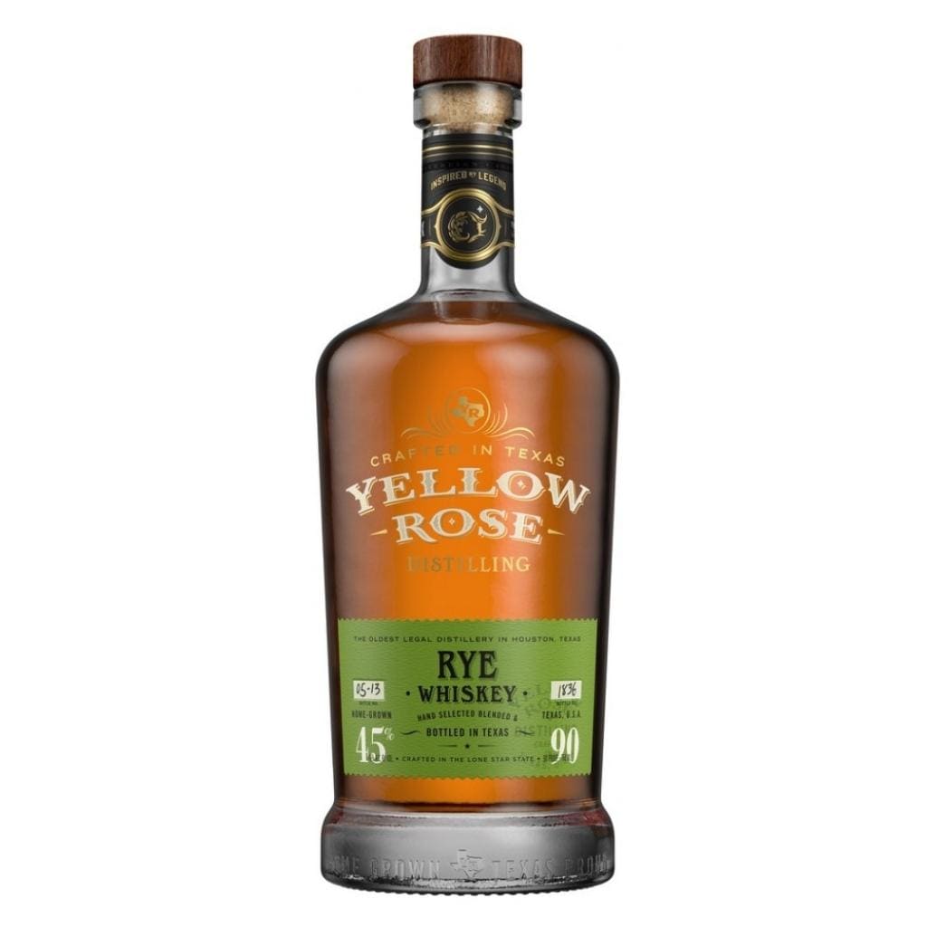 YELLOW ROSE RYE WHISKEY 45% 700ML