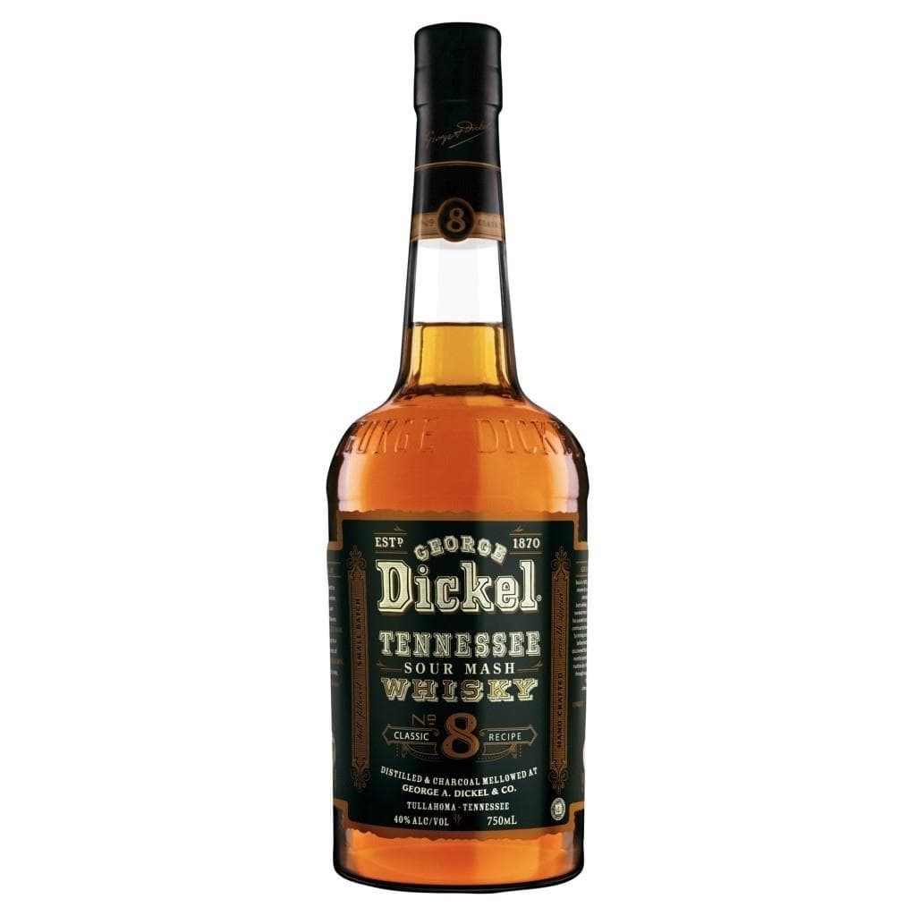 PERSONALISED GEORGE DICKEL NO 8 TENNESSEE WHISKY 750ML