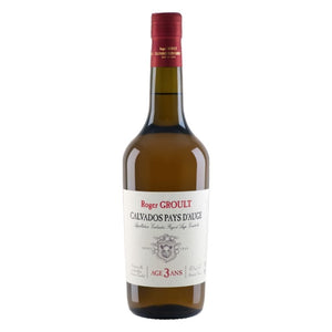 Roger Groult Calvados Pays D'auge AOC 3 Year Old 41% 500ml - France
