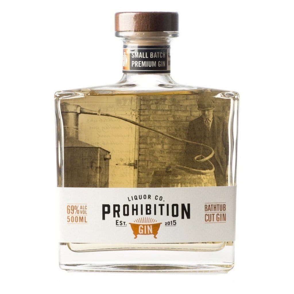 Prohibition Gin 'Bathtub Cut' 69% 500ml Australia Gin