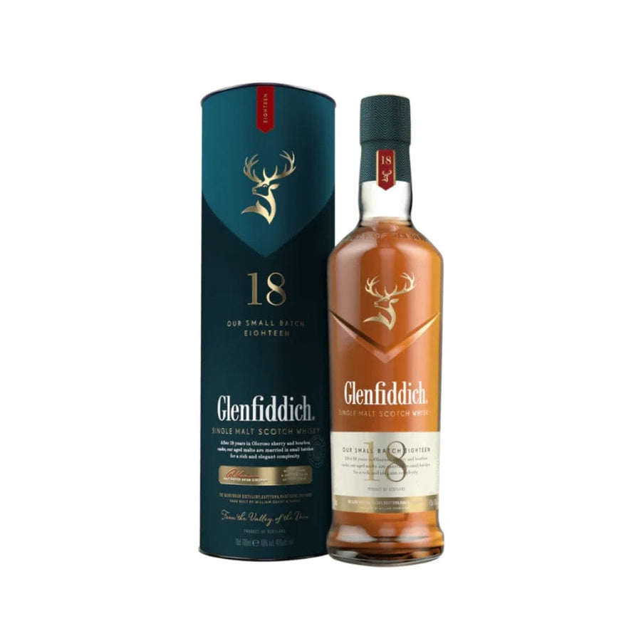 Glenfiddich 18 Year Old Single Malt Scotch Whisky 750ML