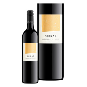 Personalised Nick Spencer Wines Preservative Free Shiraz 2022 12.5% 750ml