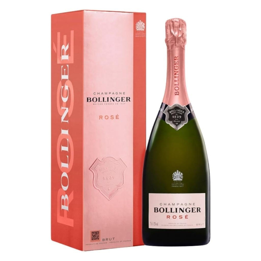 Personalised Bollinger Rose NV Gift Boxed