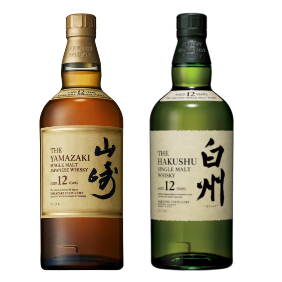 Yamazaki 12 and Hakushu 12 Bundle