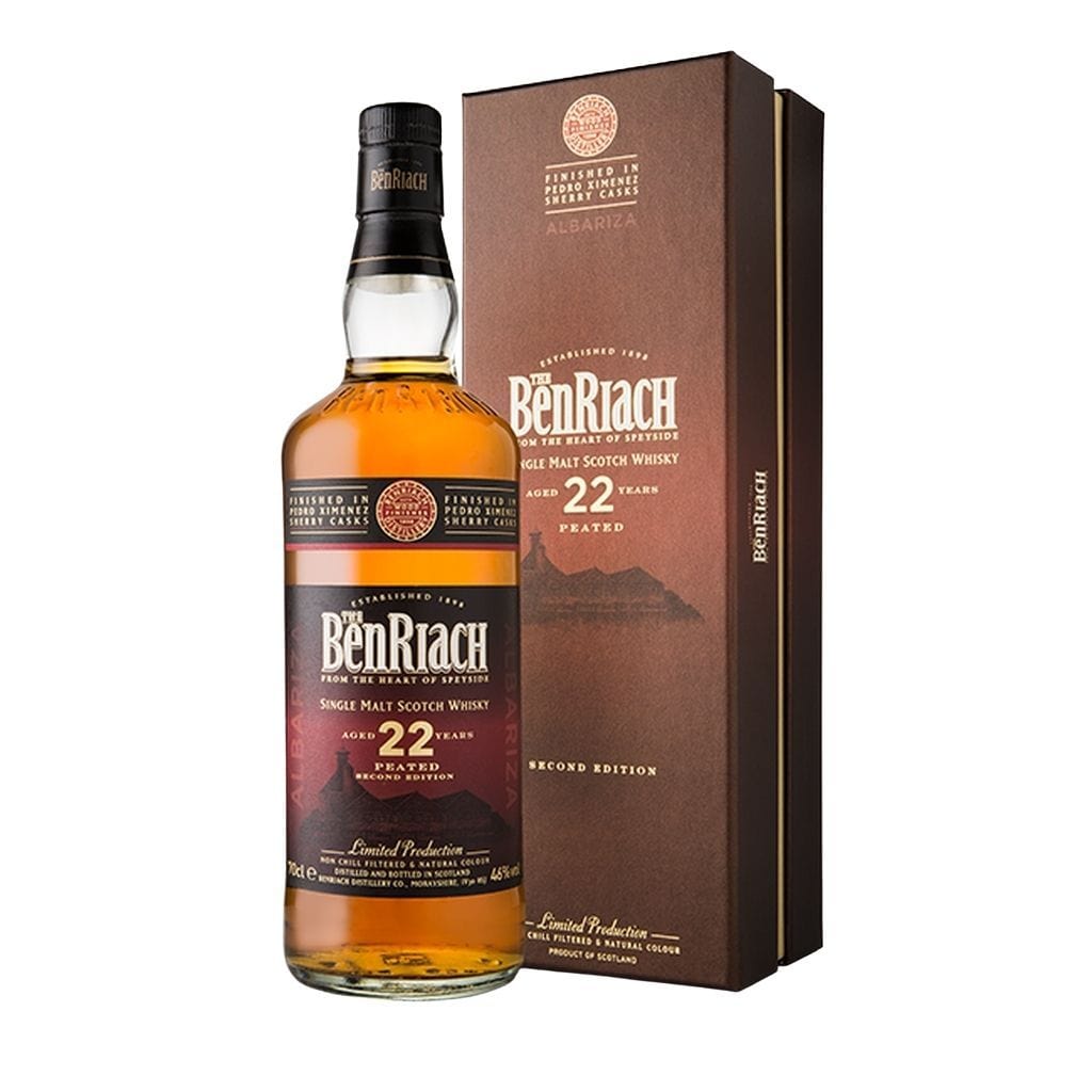 BenRiach 22yo Peated Albariza 46% 700ML