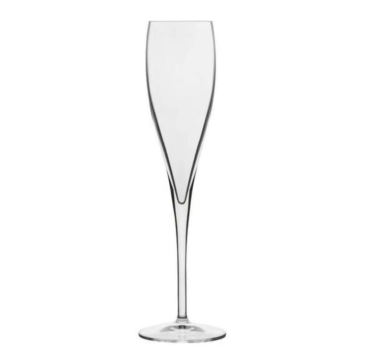 Veuve Clicquot Gift Hamper - Includes 2 Fine Crystal Champagne Flutes and Wooden Presentation Stand