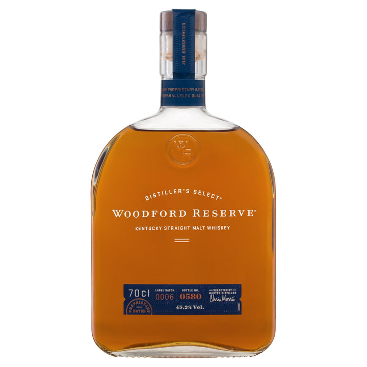 Personalised Woodford Reserve Malt and Crystal Whisky Glass Set Gift Hamper Box 700ml 45.2% ABV