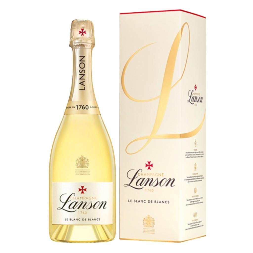 Personalised Lanson Le Blanc de Blancs Gift Box