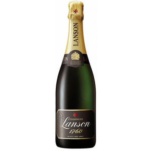 Personalised Lanson Black Label Champagne NV 750ml.