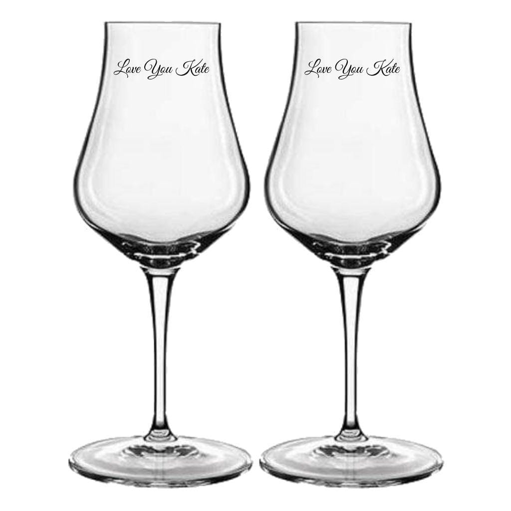 Personalised Luigi Bormioli Spirits Snifter Glasses - 2 Pack.