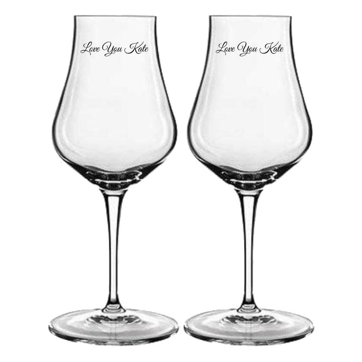 Personalised Luigi Bormioli Spirits Snifter Glasses - 2 Pack.