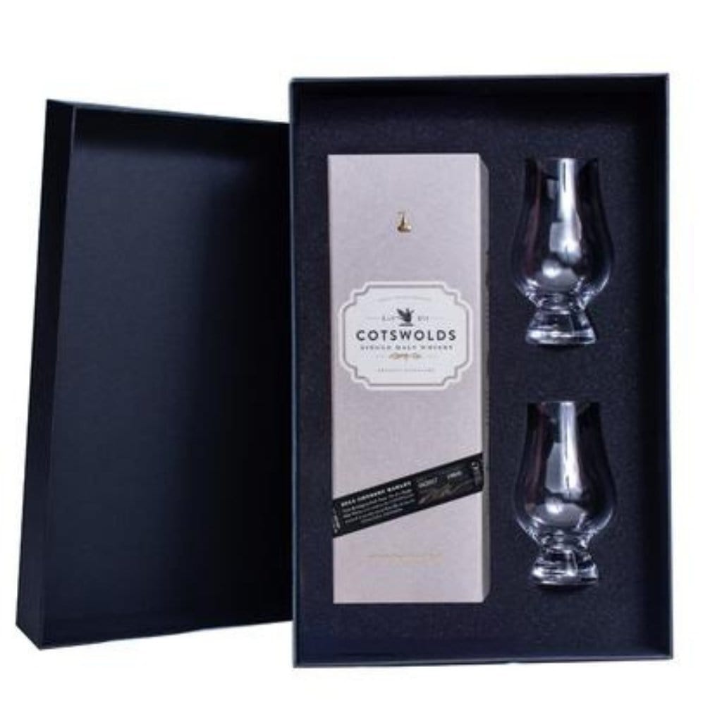 Cotswolds Single Malt Whisky Gift Box (includes 2 Glencairn Glasses)