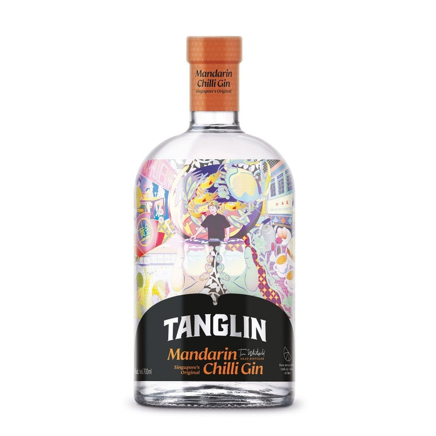 Tanglin Mandarin Chilli Gin 42% 700 ml - Singapore's First Award Winning Gin Distillery