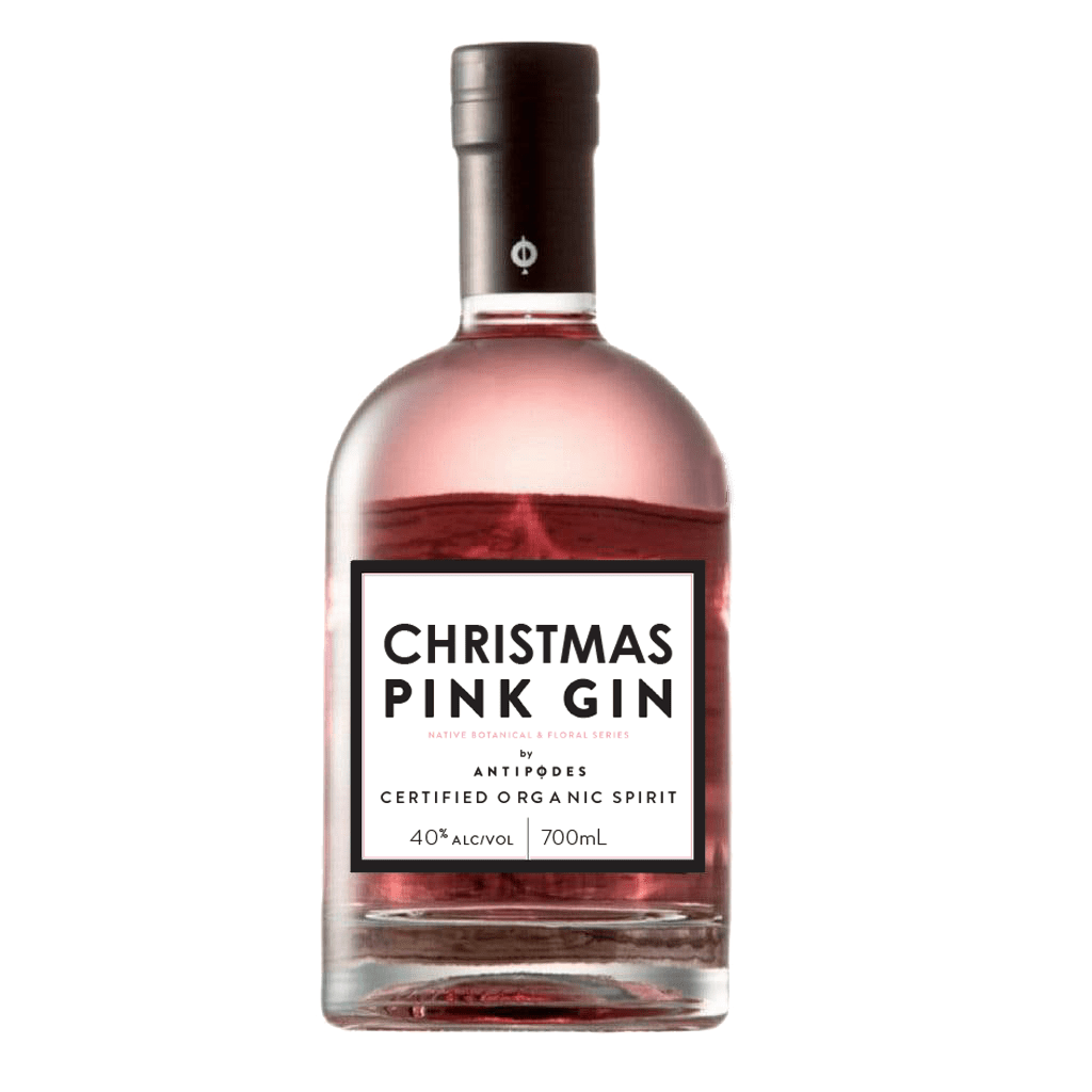 Christmas Edition Antipodes Organic PINK Gin 40% 700ml