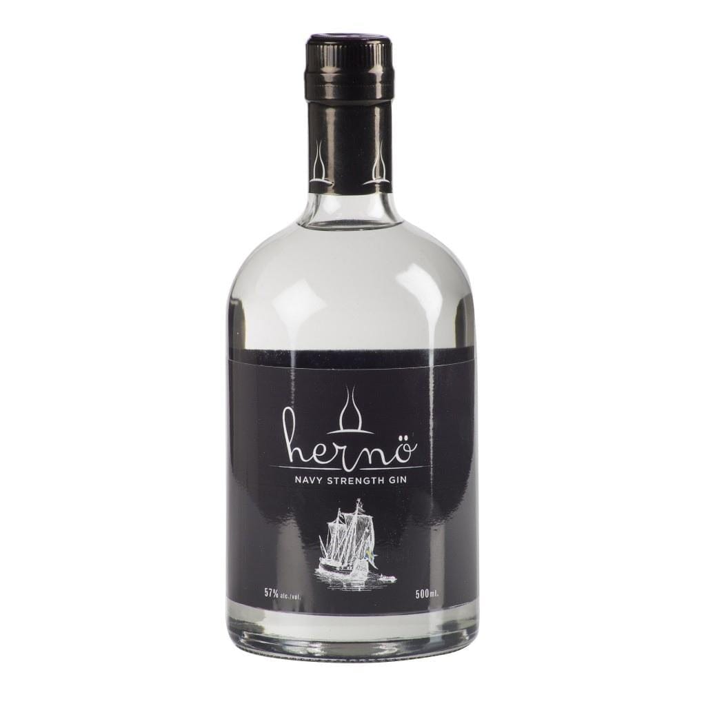 PERSONALISED HERNO NAVY STRENGTH GIN 500ML